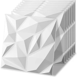 Factory Sale Popular Design White Colors Waterproof Light Weight Indoor Wall Pvc 3D Wall Panel