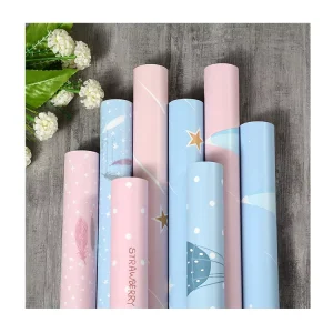 Factory Self-Adhesive Wallpaper Kids Children Cartoon Removable Wallpaper for Classroom Playroom Bedroom Decorative