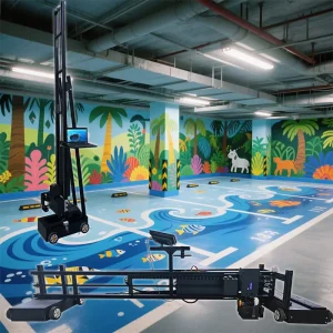 Faith Industrial Automatic Wall and Floor Printer for Brick Cement Wall Printing