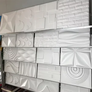 Fashion White House Backdrop Decoration Wallpaper PVC Interior 3D Wall Panel