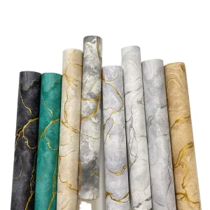 Fashionable 3D Marble Wallpaper Geometric Modern Gold Sprinkling Abstract Wallpaper for Home Hotel Gold Lines