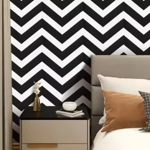 Fashionable Simple Peel and Stick Paper Wallpaper for TV Background Wall Decor for Bedroom