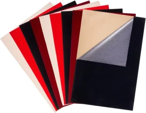 Felt Fabric Sheets Adhesive Velvet Fabric Sheets DIY Velvet Fabric Adhesive Sticker for Kraft
