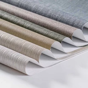Fire Resistance Non Adhesive Non Woven Interior Decorative Fabric Vinyl Wallpaper Wallcoverings for Hotel Walls