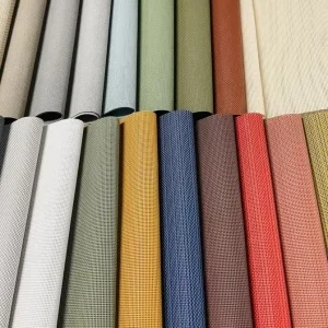 Fire Resistant Woven Fabric Wallpaper Hotel Vinyl Wall Covering