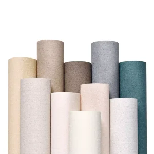 Fire Retardant Modern Decorative PVC Vinyl Wall Cloth Wallpaper Commercial Wallcovering for Hotel