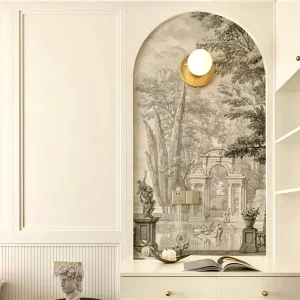Fire retardant Printable White Texture Wall Paper Non Woven Coated Wall Fabric for Inkjet Printing