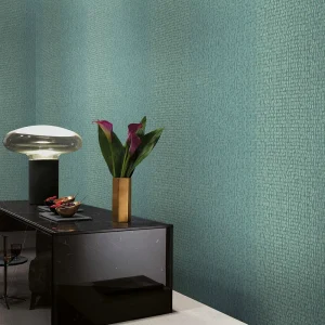 Fireproof Eco Friendly Woven Wallpaper Durable Wall Covering for Hotel and Office Commercial Engineering Projects