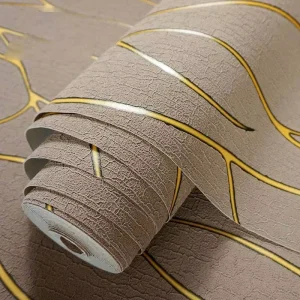 Fireproof PVC Commercial Room Project Designer Woven Fabric Non-woven Wallpaper Hotel Luxury Vinyl Wall Coverings