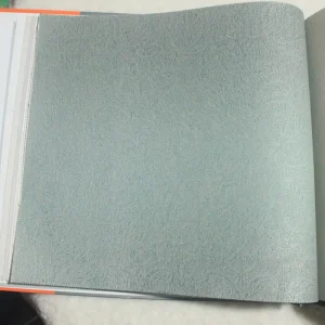 Fireproof PVC Commercial Room Project Designer Woven Fabric Wallpaper Hotel Luxury Vinyl Wall Coverings