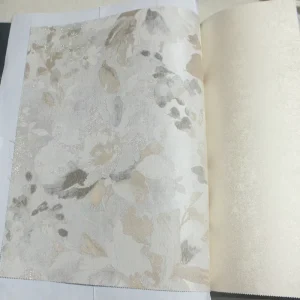 Five Star Hotel Luxury Wallpaper Fireproof Vinyl Fabric Wall Paper for Interior Decor for Outdoor and Bedroom Application