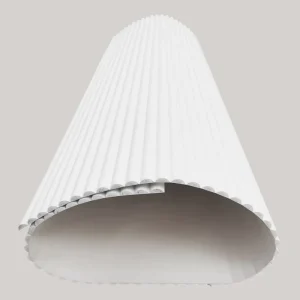 Flexible White Primed Fluted MDF Wall Panel Factory Direct Sale Wall Cladding