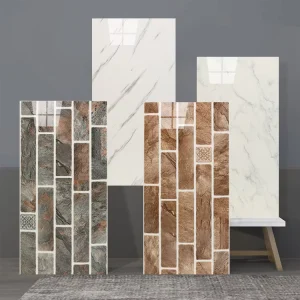 Floor Marble Tile PVC Sticker Marble Wall and Floor Stickers Marble Thicken Waterproof Self-adhesive