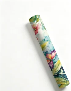 Floral Pattern Self Adhesive Waterproof PVC Wallpaper Customized Peel and Stick European Mural for Living Room and Bedroom