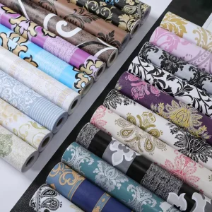 Floral Wallpaper Peel and Stick Self Adhesive Removable PVC Flower for Home