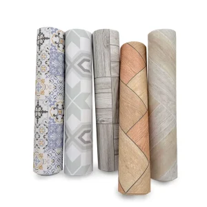 Floral Wallpaper Yellow Orange Peel and Stick Wallpaper Boho Floral Contact Paper Removable Wall Paper for Bedroom Vinyl Roll