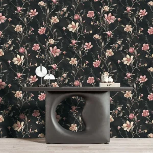 Flower Wallpaper Rolls Home Decoration Wall Paper Modern Luxury Waterproof Wallpaper Fabric