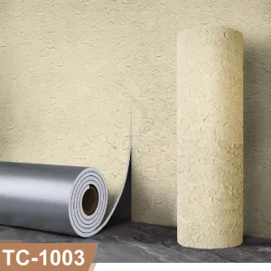 Free Sample Home Decorative Luxury Vinyl Wallcovering European Style PVC Wall Fabric Textured Wallpaper for Bedroom Hotel