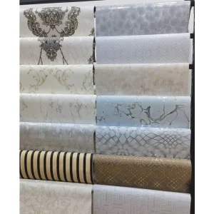 Free Sample Hotel Decoration Wallpaper Moisture-Proof Manual Golden/Sliver Foil Wallpaper Metallic Wallcovering