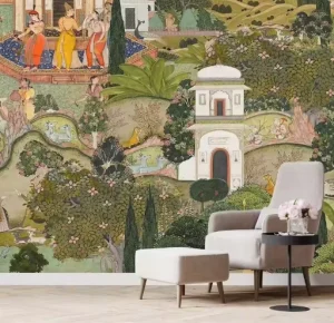 Garden Wallpaper for Bedroom Living Room TV Sofa Background Large Art Wall Mural