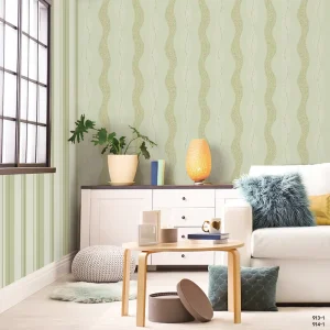 Geometric Design PVC Wallpaper for Walls