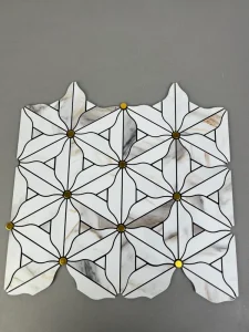 Geometric Design Simple and Fashionable Modern Floral Premium Wallpaper Self Adhesive Nature Material for Living Room Bathroom