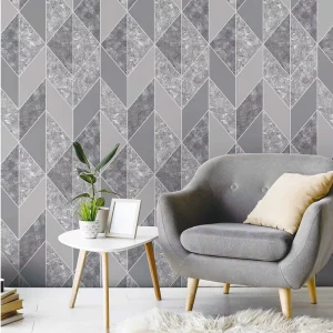 Geometric Design Visual 3D Wallpaper PVC Wall Paper Home Decoration Modern