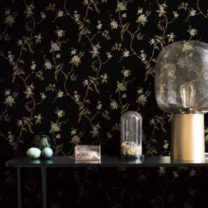 Geometric Non-Woven Waterproof Moisture-Proof Wallcovering for Home Living Room Bedroom Restaurant Hotel Interior Decoration OEM