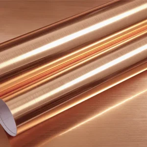 Geometric Pattern Rose Gold Metallic Contact Paper for DIY Home Decor Peel and Stick Wallpaper Roll