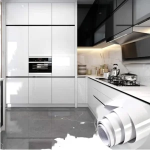 Geometric Pattern Self Adhesive Waterproof Wallpaper Strong Viscosity Wipe Clean for Easy Application in Bathroom & Bedroom