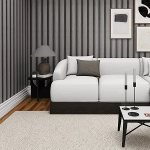 Geometric Pattern Wood Like Self Adhesive Wallpaper for Living Room and Bedroom