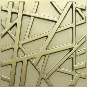 Geometric Patterned PVC Wall Panels for Living Room and Bedroom Accent Walls