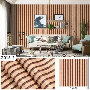 Geometric Patterned Paper Wallpaper Easy Install for Home Renovation