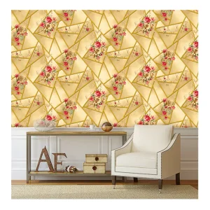 Geometric Wallpaper Designs Industrial Floral 3D Vinyl Modern Flower Wallpapers Papel De Pared Others Wallpapers Wall Panels