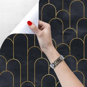 Geometric Wallpaper Removable Self Adhesive Wall Mural for Bedroom Living Room Renovation