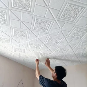 Glue Adhesive Wallpapers for Living Room 3D