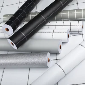 Glue Back Wallpaper for Wall Covering Wall Decoration Non Woven Wallpaper for Background Wall
