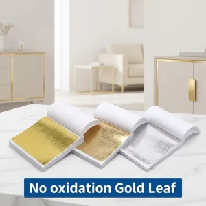Gold Foil for Furniture Painting Mural Decor Interior Sculpture Plated 9/14cm Gold Leaf Sheets