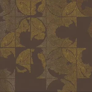 Gold Geometric Pattern Embossed Wallpaper Waterproof Washable Wall Covering for Hotel Cafe Commercial Space Decor