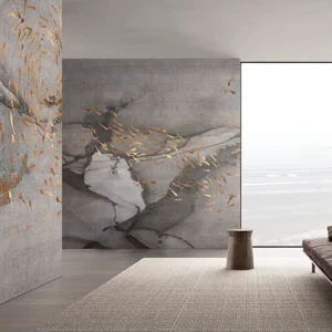 Goldfish Silk Wallpaper Custom Light Luxury Contemporary Waterproof Soundproof Background Wall