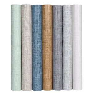Grasscloth Wallpaper Textured 45cm*10m Fabric Contact Wall Paper Textured Linen Self Adhesive Vinyl Embossed Film Wallpaper