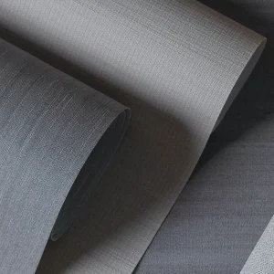 Grey Fabric Grain Modern Waterproof Self Adhesive Wallpaper PVC 3D Geometric Modern Waterproof Soundproof