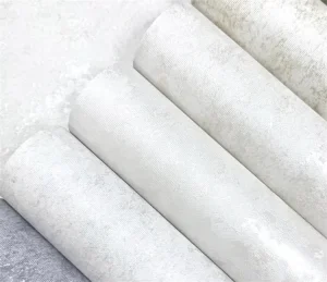 Guangzhou Factory 53cm Width Paper Backed Plain Colors PVC Wallpaper