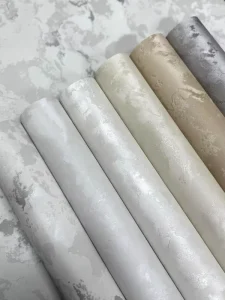 Guangzhou Luxury 3D Cement Patterned Industrial Style Waterproof Pvc Wallpaper
