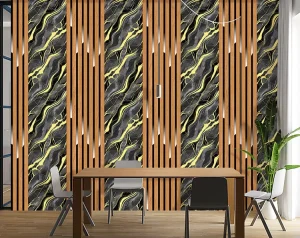 Guangzhou Modern Marble Vinyl Wallpaper PVC Wallpaper