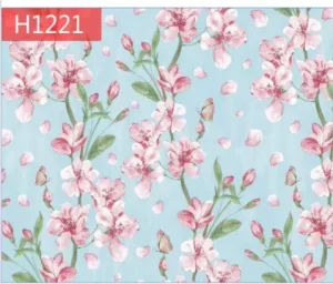 H1221 Vintage Flower Floral Peel and Stick Self Adhesive Wall Contact Paper Sticker Vinyl Film Wallpaper