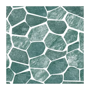 HUCHENG Modern Art Deco Glossy PVC PP Horizontal Pattern Anti slip Non reusable Rectangle Wall Stickers Multi piece Package Home
