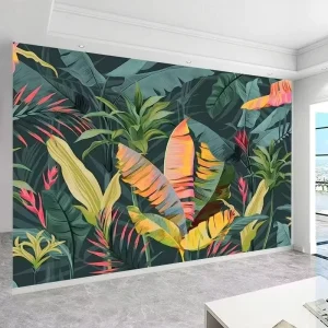 Hand-painted Colorful Stripes & Plaid Silk Wallpaper Modern Mural Anti-static Waterproof Moisture-Proof Living Room