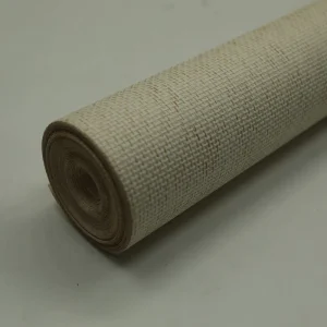Hand woven Paper String Wallpaper Textured Cellulose Fiber Wallcovering White Dotted Aesthetic Design