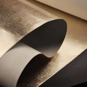 Handmade Foil Metallic Luxury Champagne Golden Wallpaper Designs for Modern Home Hotel Walls Decoration Wallcovering